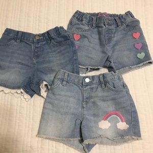 The Children's Place Adjustable Denim Shorts - 4T